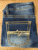 MONTERO Men's Denim Jeans, Dark Blue