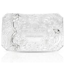 MONTANA Silversmiths Longhorn Cattle Drive Buckle Silver