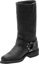 HARLEY DAVISON Men's Bowden 11.5 Inch Harness Style Motorcycle Boots, Black