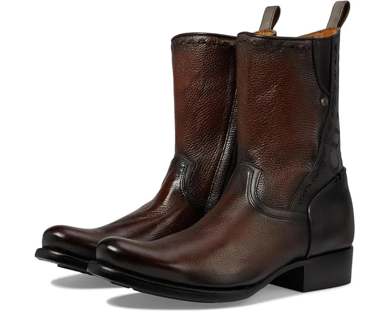 CUADRA Men's Paris Maple Deer Laser & Woven Round Toe CU568