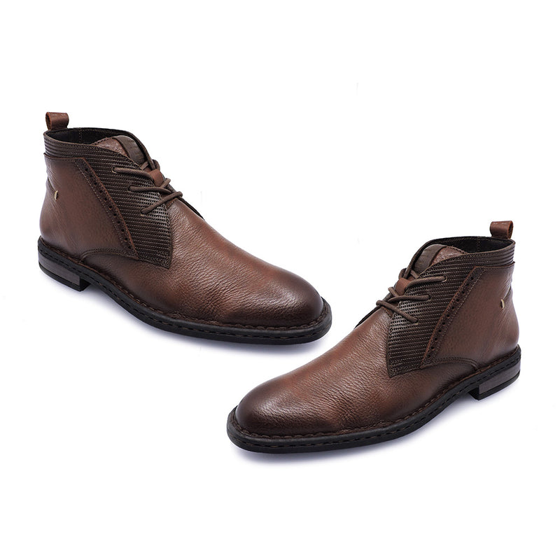 LOBO SOLO Men's SHOES 7942 LEATHER HIMALAYA MAHOGANY ID 44173