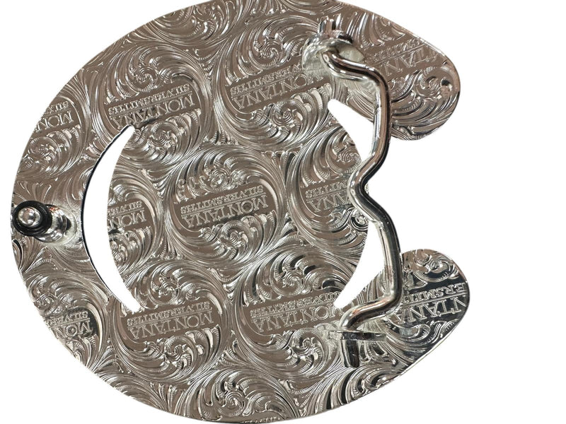 MONTANA SILVERSMITH Men's Two Tone Scorpion Horseshoe Custom 61375