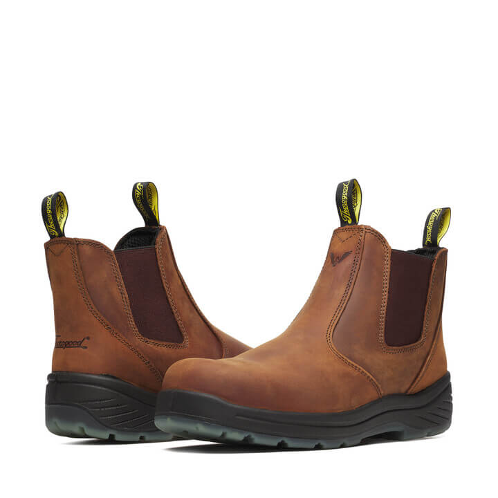 THOROGOOD Men's Thoro-Flex Series 6″ Composite Toe Quick Release Pull-on with Translucent Bottom 804-3166