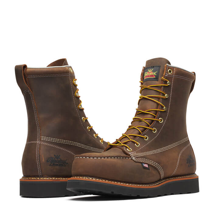 Botas de agua con punta de acero THOROGOOD American Heritage de 8 pulgadas para hombre 804-4235