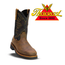 THOROGOOD Men's Heritage Square Toe Wellington Waterproof 11 Inch Safety Toe Work Boot 804-4330