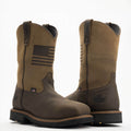 THOROGOOD Men's Waterproof 11″  Composite Safety Toe Western Work Boot 804-4338