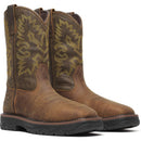 THOROGOOD Men's Buffalo Ridge 11" Square Toe Waterproof Western Work Boot, Brown