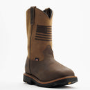 THOROGOOD Men's Waterproof  11″ Soft Square Toe Western Work Boot 814-4338