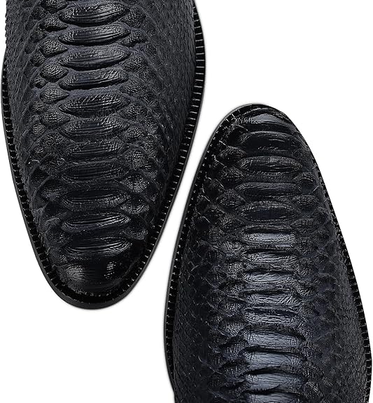 CUADRA Men's Grey Python R/ Black Cowhide Boot FC880