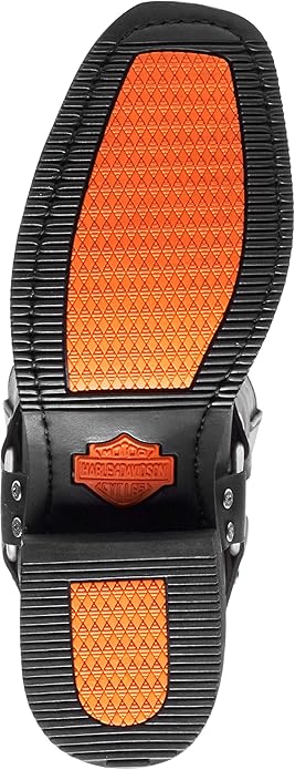 HARLEY DAVISON Men's Bowden 11.5 Inch Harness Style Motorcycle Boots, Black