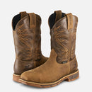 IRISH SETTER Men's Marshall 11 Inch Steel Toe Waterproof, Brown