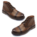 LOBO SOLO Men's SHOES 8947 ROKELEATHER TUMBLED CAMEL ID 44175