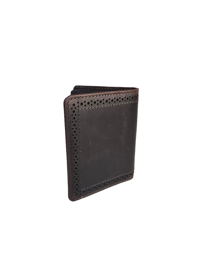 ARIAT Men's Bi-Fold Perforated Edge Design A35128283