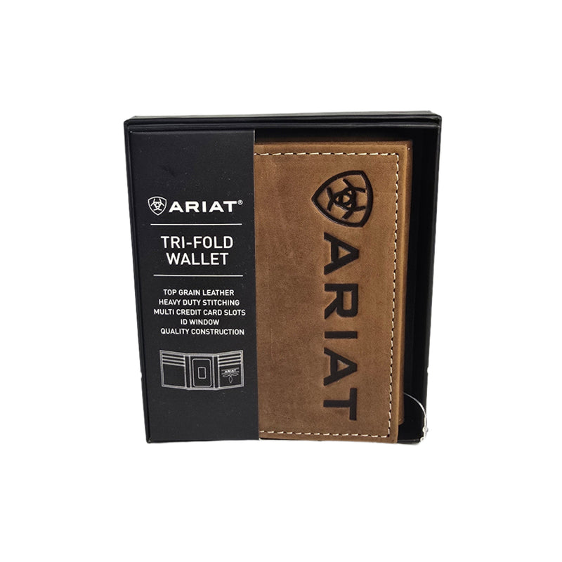 ARIAT Men's Trifold Vertical Debossed Logo A3545344