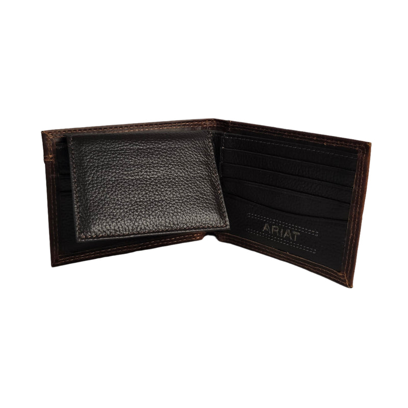 Cartera plegable ARIAT con protección central contra golpes A3550202