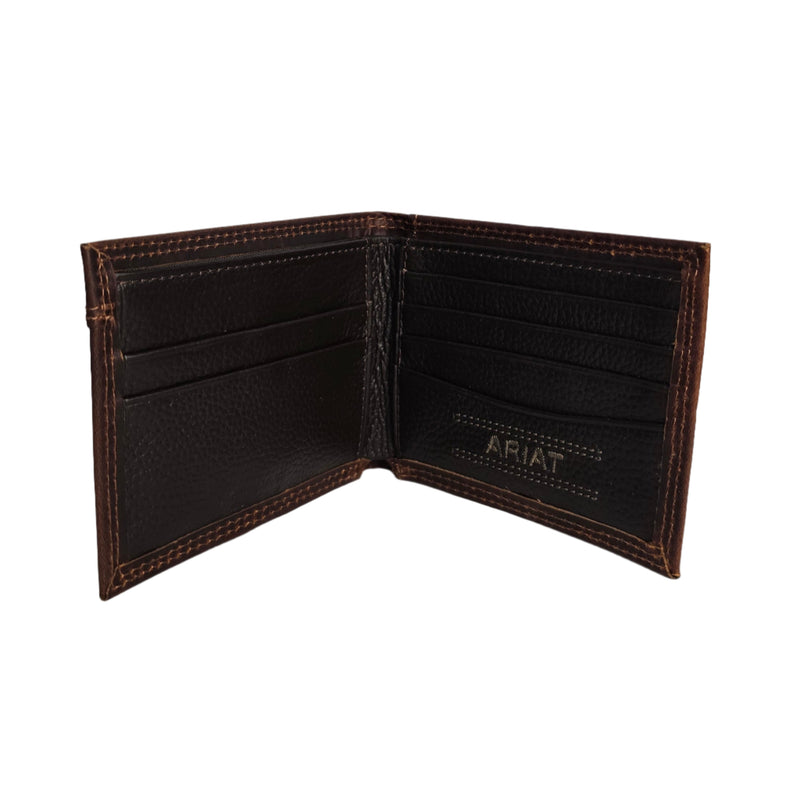 Cartera plegable ARIAT con protección central contra golpes A3550202