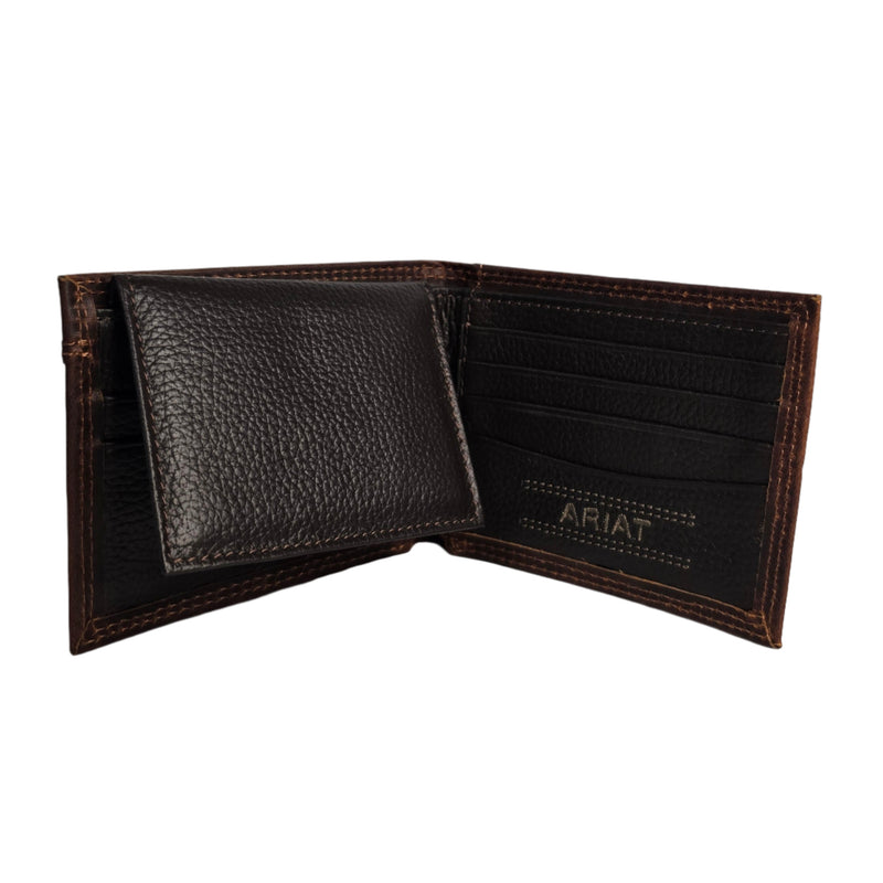Cartera plegable ARIAT con protección central contra golpes A3550202