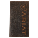 ARIAT Rodeo Bullhide Brown Embroidered Wallet A3554302