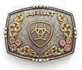 ARIAT Rectangle Buckle Antique Shield