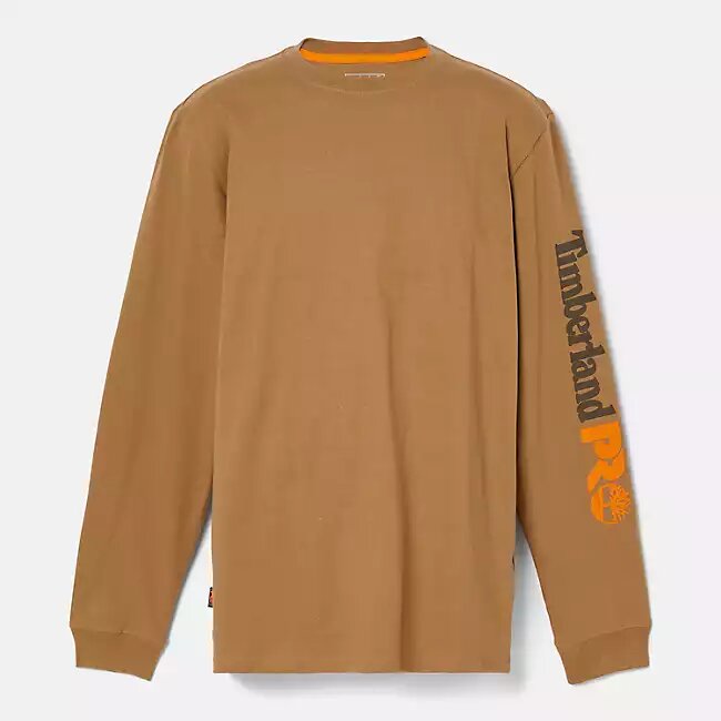 Camiseta de manga larga con logotipo TIMBERLAND PRO para hombre TB0A6ESBD02