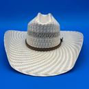 ARIAT Men's Two Tone Woven Double S 10x Straw Hat