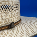 ARIAT Men's Two Tone Woven Double S 10x Straw Hat