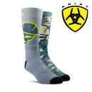 ARIAT Roughneck Graphic Crew Sock 2 Pair Multi Color Pack AR2534