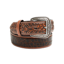 ARIAT Men's Faux Crocodile Print Western Belt A1022008