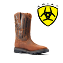 Bota de trabajo ARIAT Sierra Shock Shield Patriot para hombre 10044505