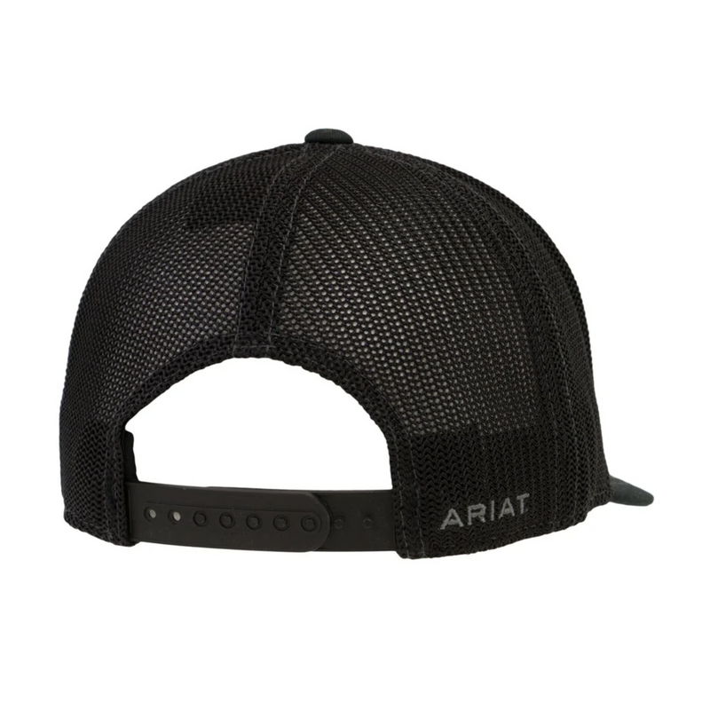 Gorra ARIAT con logo de escudo bordado y cierre a presión para hombre 1597801