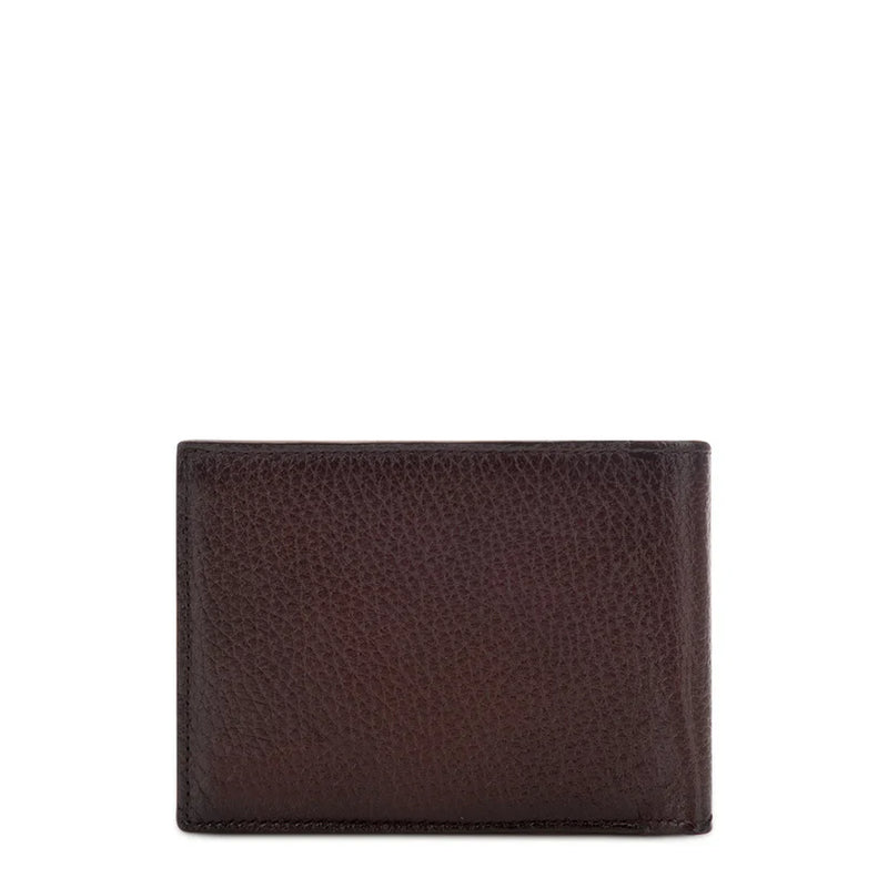 CUADRA Cartera plegable para hombre en piel exótica de ciervo DU328