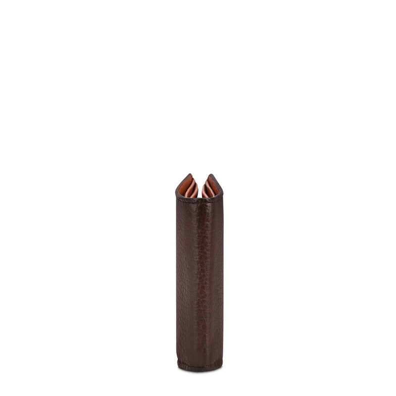 CUADRA Cartera plegable para hombre en piel exótica de ciervo DU328
