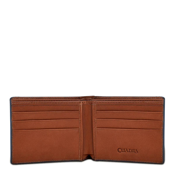 CUADRA Men's Brown Honey Exotic Leather Wallet DU345