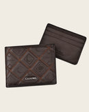 CUADRA Men's Engraved Wallet, Brown