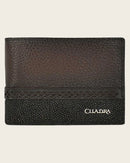 CUADRA Men's Genuine Leather Wallet, Brown
