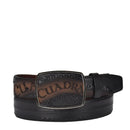 CUADRA Men's Hand-Painted Bovine Leather Western Belt