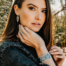 MONTANA Silversmiths Blue Spring Turquoise Cuff Bracelet