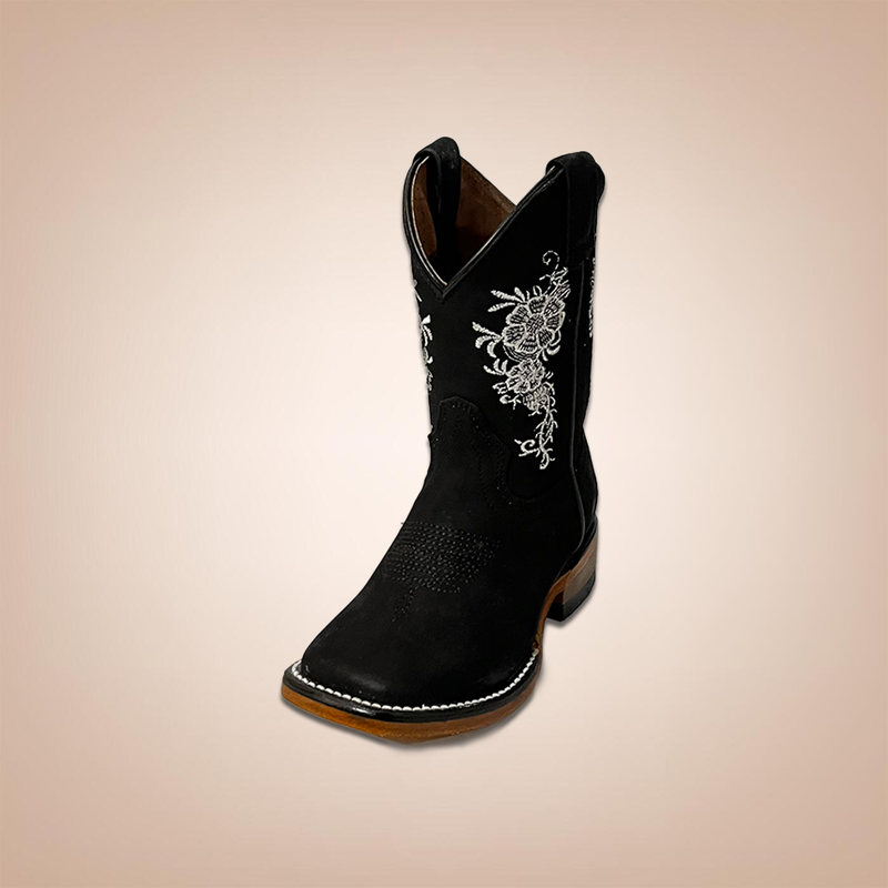 JAR BOOTS Kid's Western Boots Nobuck MR Toe 2350