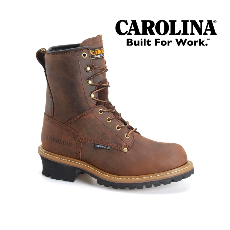 CAROLINA Men's Elm 8 Inch Steel Toe Waterproof Logger CA9821