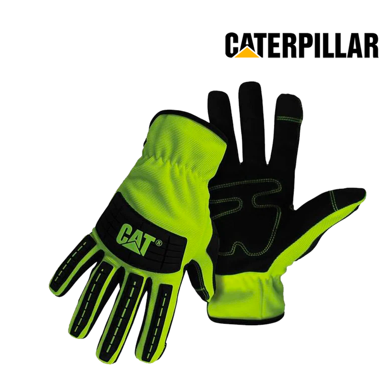CATERPILLAR Touchscreen High-Vis High Impact Utility Glove CAT012250