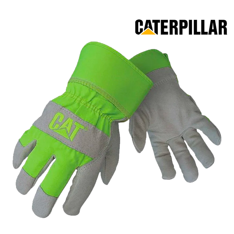 CATERPILLAR Hi Vis Pigskin Leather Palm Glove CAT013103