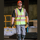 CATERPILLAR Men's 5 Point Break Away Safety Vest 1322029