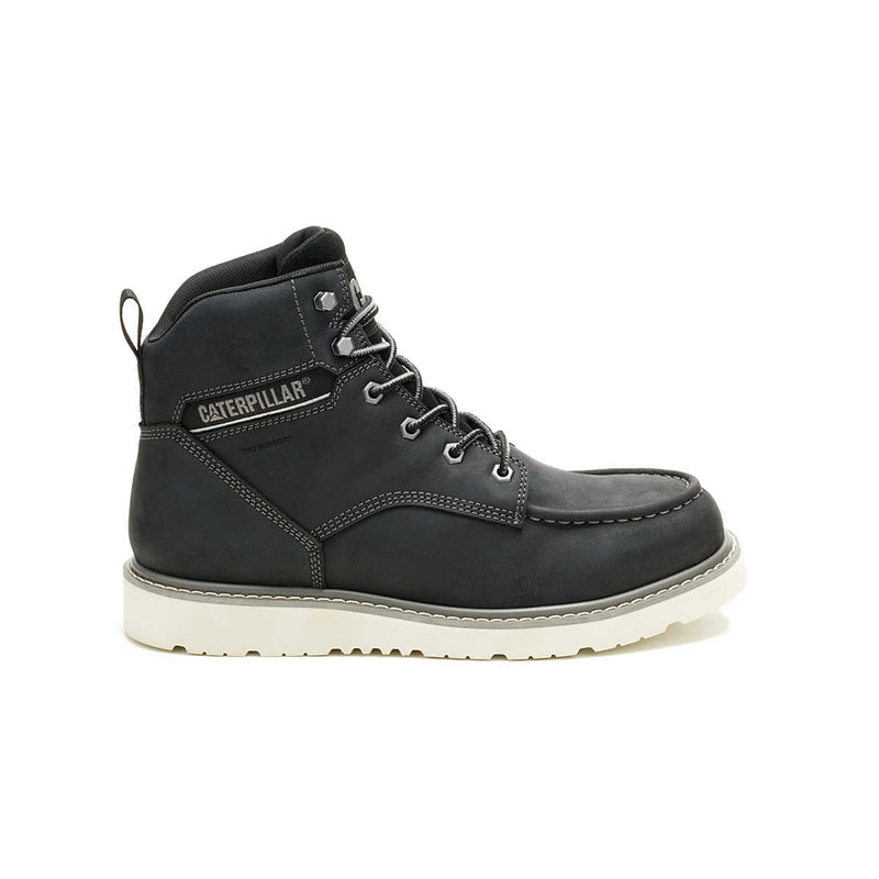 CATERPILLAR Men's Reclaimer Wedge Waterproof Work Boot, Black