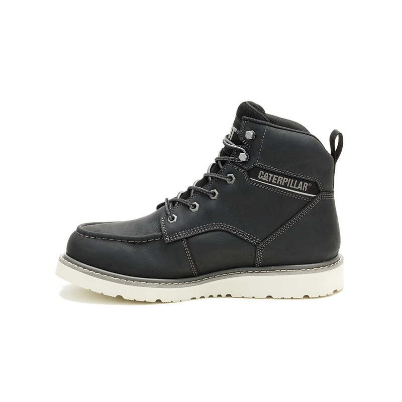 CATERPILLAR Men's Reclaimer Wedge Waterproof Work Boot, Black