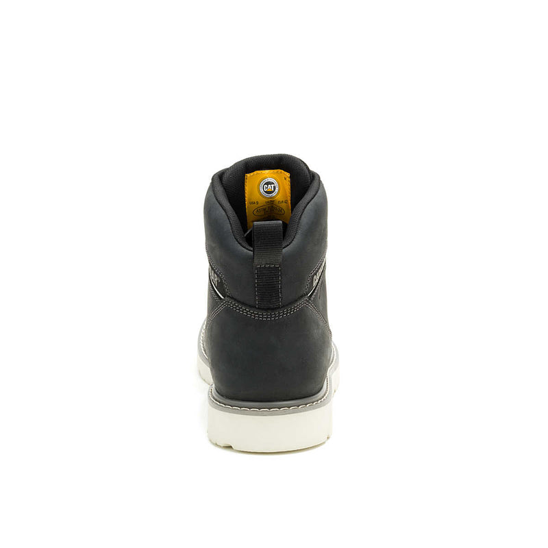 CATERPILLAR Men's Reclaimer Wedge Waterproof Work Boot, Black