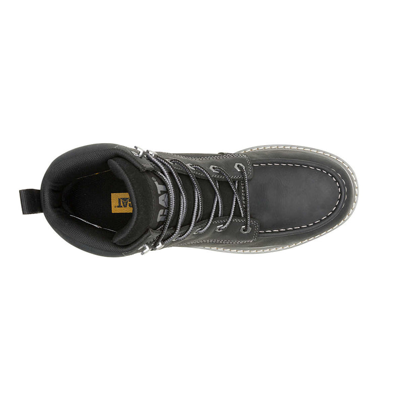 CATERPILLAR Men's Reclaimer Wedge Waterproof Work Boot, Black