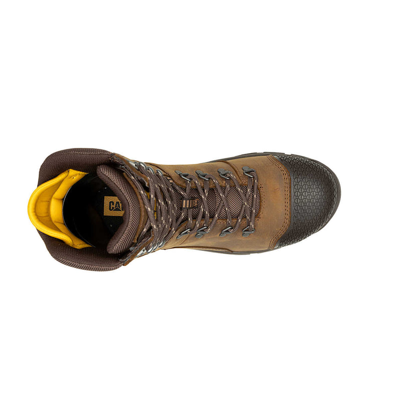 CATFOOTWEAR Men's ACCOMPLICE X 8" WaterProof Steel toe Work Shoes P91642