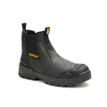 CATERPILLAR Men's Striver XL Chelsea Waterproof Steel Toe Work Boot, Black