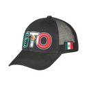 EL GENERAL Men's Mexico Flag Color Embroidery Cap