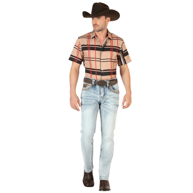 Vaqueros de corte bota premium para hombre CENTENARIO 45531